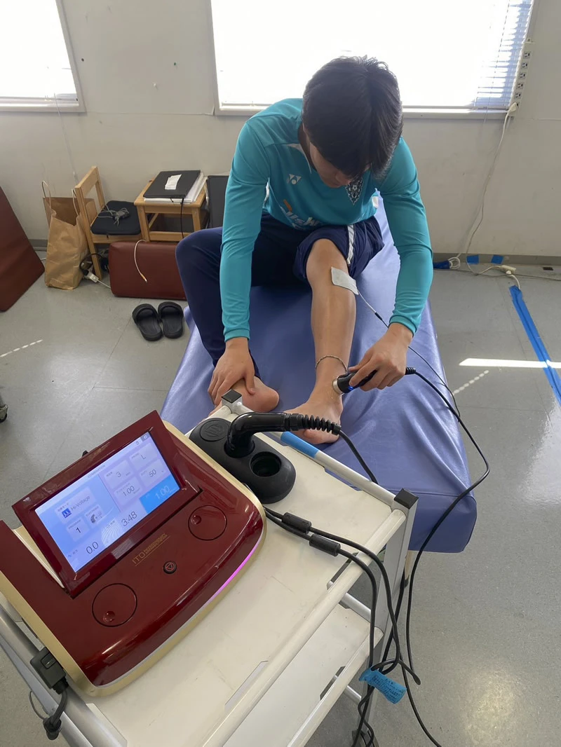 アビスパ福岡でのサポート活動の写真