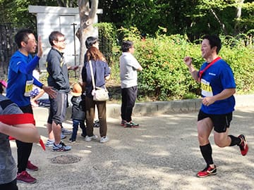 大阪城公園リレーマラソンフェスティバル2019の様子
