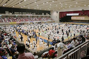 第10回スポーツひのまるキッズ関東小学生柔道大会 会場の様子